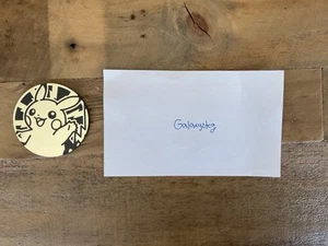 Pokemon TCG PIKACHU GOLD JUMBO Coin Authentic FREE SHIPPING - Picture 1 of 1