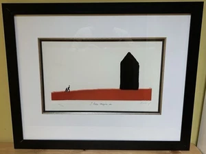 Mackenzie Thorpe I HOPE THEY'RE IN! Framed Mounted Print Limited Edition - Afbeelding 1 van 15