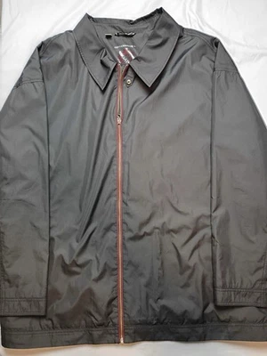 Cutter & Buck CB Men’s 5XB Full-Zip Light Weight Casual Jacket Men's 5XL Black - Image 1 of 4