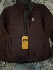Carhartt Women's Rain Defender Relaxed Fit Lightweight Insulated Jacket NEW Sm - Picture 1 of 6