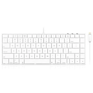 Macally IKEYLTII Lightning Wired Ultra-Slim Portable Keyboard - Picture 1 of 5