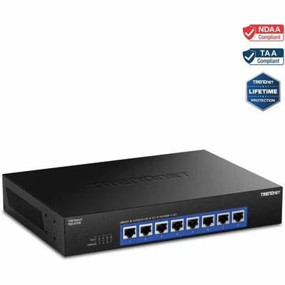 TRENDnet TEG-S708 8-Port 10G Switch - 8 x 10G RJ-45 Ports, 160Gbps - Image 1 of 3