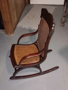 Antique Victorian Childrens Rocking Chair. - Picture 1 of 12