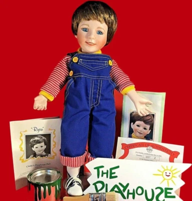 MUÑECA NIÑO EDWIN M. KNOWLES CINDYS PLAYHOUSE PALS RYAN 1991 PORCELANA VINTAGE Foto 1 de 4