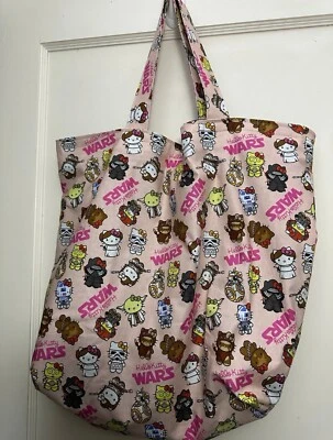 Hello Kitty Star Wars - Handmade Reversible Washable Tote Or Laptop Bag - Изображение 1 из 4
