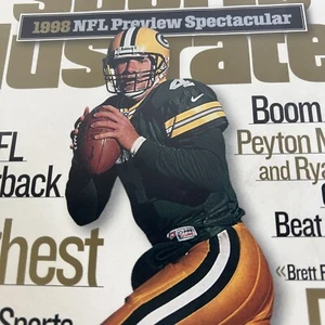 Sports Illustrated ~ August 17 1998 ~ Bret Favre/Jake Plummer Green Bay Packers - Picture 1 of 7