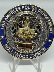 Brand New - Los Angeles Police Department - LAPD Hollywood Division Coin - Picture 1 of 4