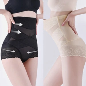 Leggings donna vita alta addome incrociato controllo pancia taglie forti intimo 11021 - Foto 1 di 29
