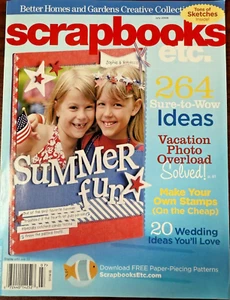 Scrapbooks etc. Magazine - July 2008 - Vintage & NLA - Scrapbooking - Picture 1 of 1