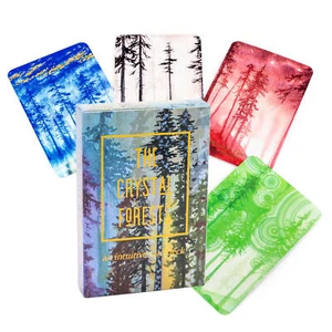 The Crystal Forests Tarot Cards 42Pcs English Version Tarot Cards for Party - Picture 1 of 11