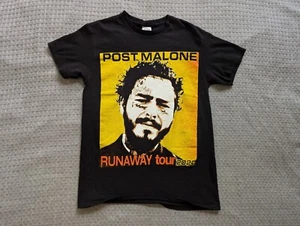 Post Malone Shirt Adult Small Black Runaway Tour Dates 2020 Double Sided - Picture 1 of 11