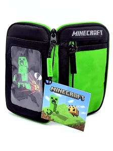 ASTUCCINO MINECRAFT GAME CASE verde e nero tempo libero ORIGINALE - Foto 1 di 3
