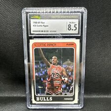 SCOTTIE PIPPEN 1988-89 Fleer #20 Chicago Bulls Rookie RC CSG 8.5 NM/Mint+