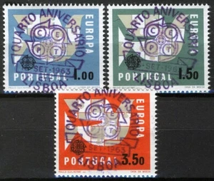 Portugal 1963, Europa CEPT Set Excelente Matasellos Primer Día de Emisión, Mi 945-50 - Imagen 1 de 1