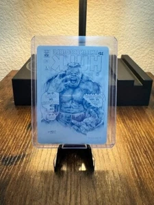 Placa de impresión cian Hulk de cubierta superior Marvel 2023 1 de 1 #W136 - Imagen 1 de 2