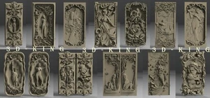 12 Piezas Modelos STL 3D BACKGAMMON MUJERES para Grabadora Impresora 3D CNC Aspire ROUTER - Imagen 1 de 12