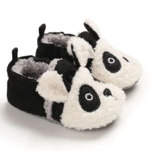 Baby Girls Boys Infants ToddlerS Soft Shoes Winter Warm Fur Cute House Slippers - Picture 1 of 16