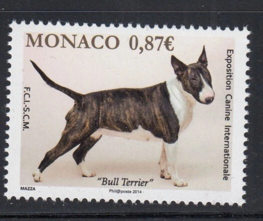 MONACO Bull Terrier MNH stamp - Image 1 of 1