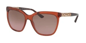 Bvlgari WomensTransparent Brown Sunglasses BV 8173 B 5400/14 New Italy Authentic - Picture 1 of 5