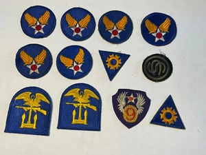 Lot (12) Army Air Forces World War II Patches & Other Vintage Patches - Picture 1 of 8