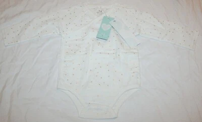 Nuevo con etiquetas Traje Body Aden + Anais Muselina Kimono Manga Larga Metálico Dorado Confeti 6-9m Foto 1 de 4