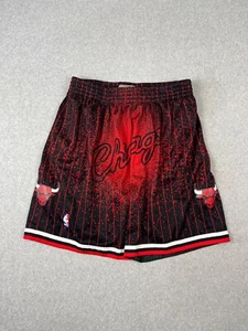 Chicago Bulls Re-Take Swingman Shorts Mens 2XL Red 1997 NBA Mitchell & Ness - Picture 1 of 8