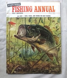 VINTAGE USED SPORTS AFIELD FISHING ANNUAL 1959 EDITION FISHING KNOW-HOW - Bild 1 von 3