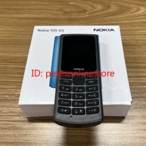 Nokia 105 4G Black Blue Dual SIM Unlocked cell phone Original New Sealed 1.8" - Afbeelding 1 van 20