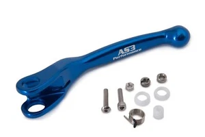 AS3 PERFORMANCE FACTORY SERIES FLEXI LEVERS REPLACEMENT CLUTCH LEVER BLUE - Picture 1 of 1
