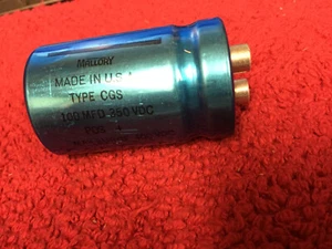 CGS 100 MFD 400V MALLORY CAPACITOR NOS - Picture 1 of 1