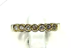 Ring mit Brillanten ca. 0,32 ct. 14 k 585er Gelbgold Gr.: 56 - Bild 1 von 5