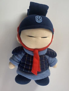 Figura modelo de juguete suave de peluche guerrero azul Qin Qin Baby (32 cm) - Imagen 1 de 5