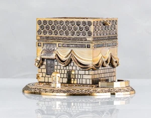Kaba Maqam ibrahim Decoración del Hogar Modelo Plata Oro 99 Nombres Ornamento Islámico Regalo - Imagen 1 de 10