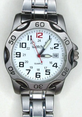 Reloj Hombre Watch-It Esfera Blanca Cuarzo Fecha Funcionamiento EZC3236 Foto 1 de 3