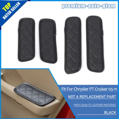 4pcs Door Panel Armrest Cover Cushion Leather for Chrysler PT Cruiser 2005-2010 - Image 1 of 4
