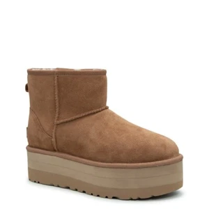 UGG Australia Clásicas Mini Botas de Plataforma Marrón Castaño Para Mujer Talla 7 - NUEVAS - Imagen 1 de 8