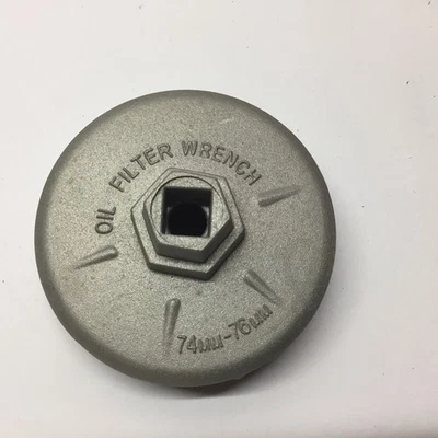 74-76mm OIL FILTER CUP WRENCH 3/8" drive NEW (Unbranded) - Image 1 of 2
