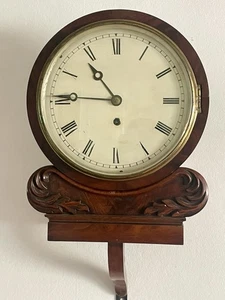 8 " Fusee Dial Wall Clock 19th C. - Picture 1 of 24