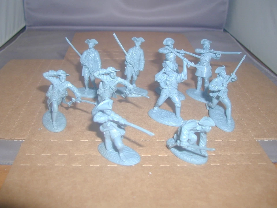 Lot of 10  Barzso Blue Colonial Lexington Green Infantry # LG55 - Image 1 of 1