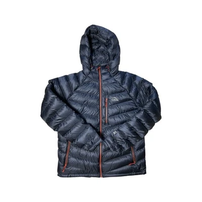 L.L Bean Mens Large Regular Ultralight 850 Down Hooded Jacket Carbon Navy Nice - Image 1 of 4