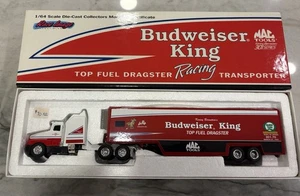 Kenny Bernstein 1993 Budweiser King NHRA 1/64 Diecast Hauler Transporter ERTL - Picture 1 of 1