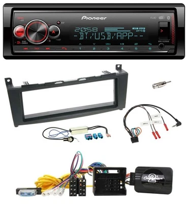 Pioneer Bluetooth USB Lenkrad DAB Autoradio für Mercedes C W204 S204 2007-2011 - Bild 1 von 4