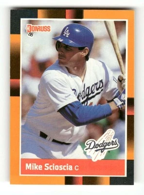 1988 Donruss Baseball's Best #260 Mike Scioscia NM Near Mint Dodgers BXCP31 - Image 1 of 2
