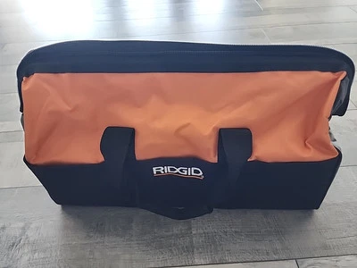RIDGID 22” X 8" X 12" Large Heavy Duty Tool Bag 6 Exterior Pockets - 903209179 - Image 1 of 4