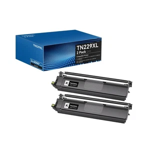 TN229XL Cartouches de Toner Noir Haut Rendement Compatible pour Brother TN229XL TN22... - Photo 1/7