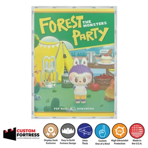 Custom Acrylic Hard Case for THE MONSTERS FOREST PARTY BLIND BOX Pop Mart Box - Picture 1 of 6