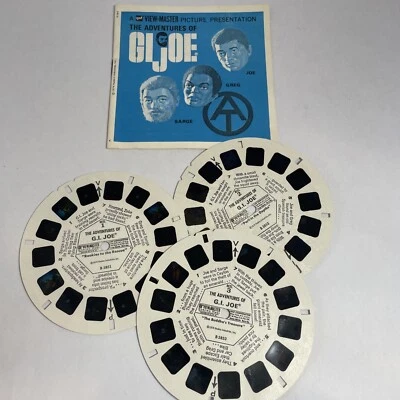 The Adventures of G.I. Joe 3D View-Master 3 Reel Packet - GI Joe No Sleeve - Image 1 of 4