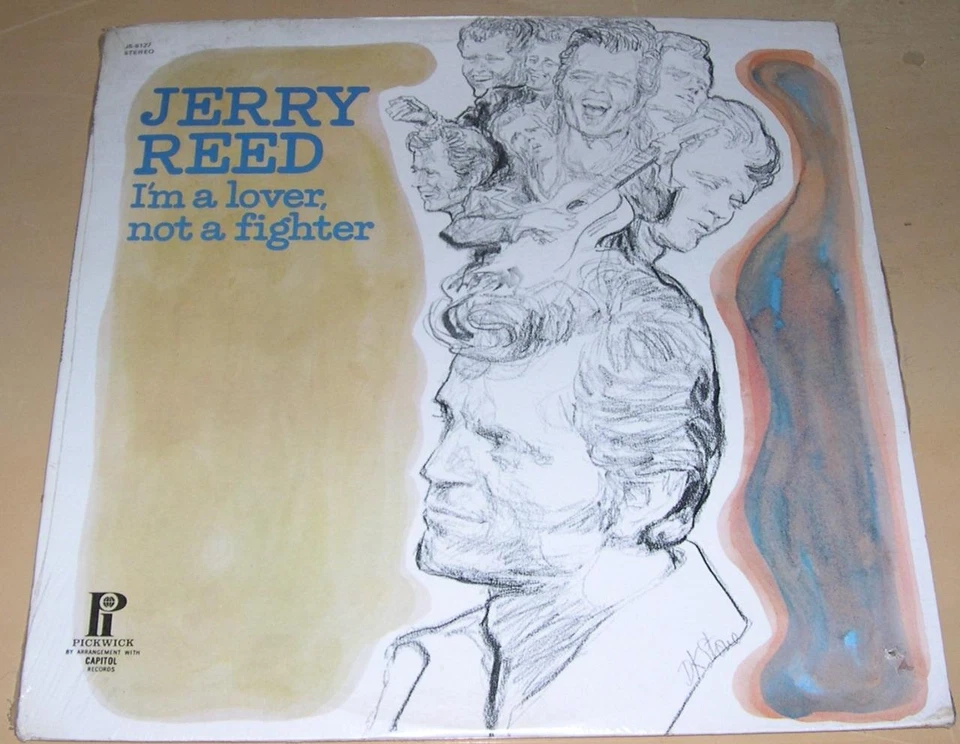 JERRY REED - I'm a Lover, Not a Fighter  (LP) Mint, Sealed - Image 1 of 1