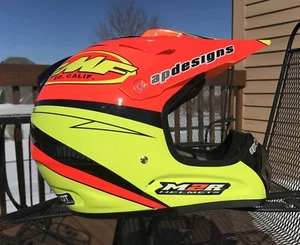 M2R X2.5 FMF Replica Motocross Helmet Vintage NEW Adult Medium - Picture 1 of 14