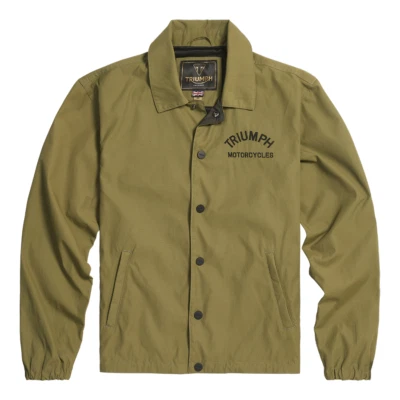 GENUINE Triumph Motorcycles Carter Coach Jacket khaki MTES24007 Casual Leisure - Image 1 of 4